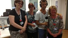 Richard Bacon show live from a maternity ward