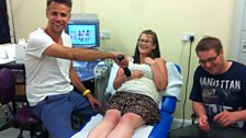 Richard Bacon show live from a maternity ward