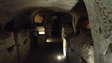 Inside the ancient necropolis at Beit She'arim - and ancient Jewish burial site near the Galilee