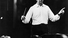 Benjamin Britten conducting a rehearsal of the English Chamber Orchestra