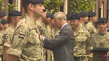 The Prince of Wales at an awards ceremony