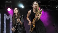 Haim at T in the Park 2013