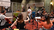 Orchestral stirrings at The xx's Maida Vale session