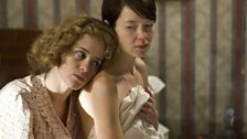 Anna Maxwell Martin and Claire Foy in The Night Watch, adapted from Sarah Waters' novel for television by Paula Milne