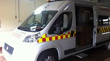 A new vehicle for the Red Cross Fire and Emergency Support Service to assist incidents