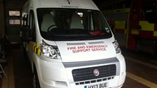 A new vehicle for the Red Cross Fire and Emergency Support Service to assist incidents