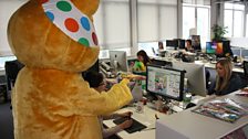 Pudsey guest edits CBeebies Magazine