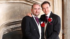 Adam Macy and Ian Craig celebrate their civil partnership (Dec 2006)