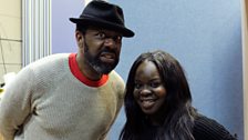 Lenny Henry and Bunmi Mojekwu