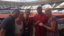 Etienne Stott and gang in the Olympic Stadium