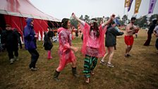 Dancing in the rain WOMAD 2013