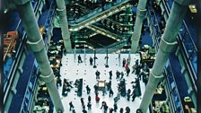 Richard Rogers Partnership, Llloyd's of London, 1978086, Looking down into The Room