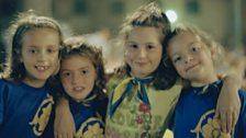 Children at the feast of Palio