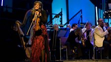 Nicola Benedetti at Proms in the Park, 2009, Glasgow Green