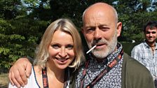 Nikki Bedi with Keith Allen