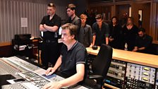 John Newman in session at Maida Vale