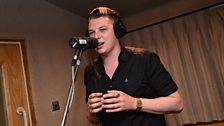 John Newman in session at Maida Vale