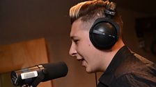 John Newman in session at Maida Vale