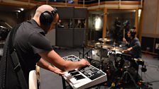 John Newman in session at Maida Vale