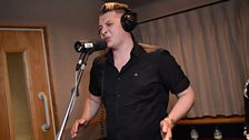 John Newman in session at Maida Vale