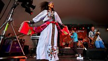 Imperial Tiger Orchestra perform on the Radio 3 stage at Womad 2013