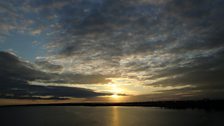 The estuary at sunset