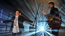 Cerys Matthews and Gruff Rhys perform at Radio 6 Music's Birthday Concert, 2012