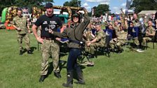 Lynn at the Britsh Army Display Arena