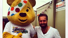 Pudsey makes new friends