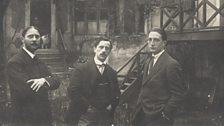 Marcel Duchamp and his brothers, Raymond Duchamp-Villon and Jacques Villon, c. 1913