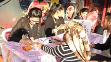 Lots of Henna stalls are dotted around Ilford Lane