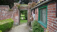 Roger Johnson in some of the surviving grounds of the old Rollesby Hall