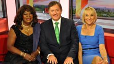 Martha Reeves, Simon McCoy and Louise Minchin