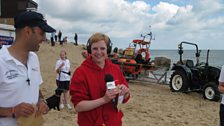 Next it was off to the lifeboat day on the beach at Hemsby