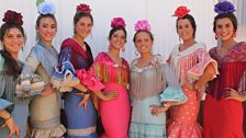 Sevillanas dancers