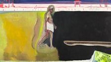 Peter Doig Walking Figure by Pool, 2011