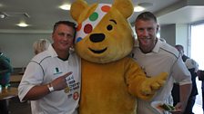 Darren Gough, Pudsey and Andrew Flintoff