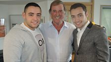 Richard and Adam with Sir Terry