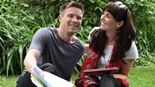 Joe Dempsie (Arthur Seaton) and Natalie Grady (Brenda).