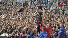 Foals at Reading Festival 2013