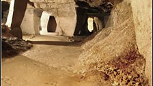 Near the Ancient Chapel in the Beer Quarry Caves