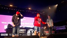 Rap battle at Reading Festival