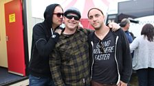 Two of Alkaline Trio with Mike