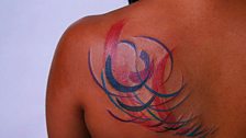 Shoulder tattoo