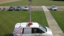 The radio car from Seething Airfield's control tower