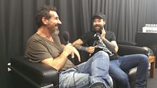 Serj and Dan chatting