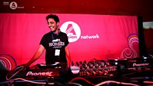 Yasser performs in the New Music Tent at the London Mela 2013