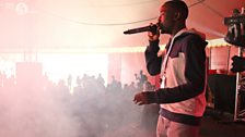 Yasser performs in the New Music Tent at the London Mela 2013