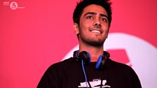 Yasser performs in the New Music Tent at the London Mela 2013