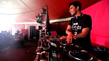 Yasser performs in the New Music Tent at the London Mela 2013